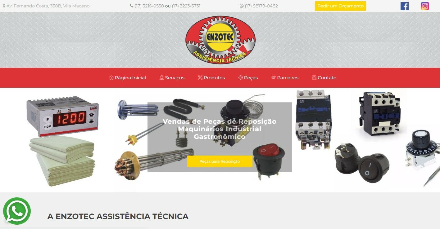 Ilustração Enzotec Assistência Técnica